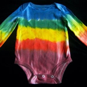 Hand-dyed Baby Onesie